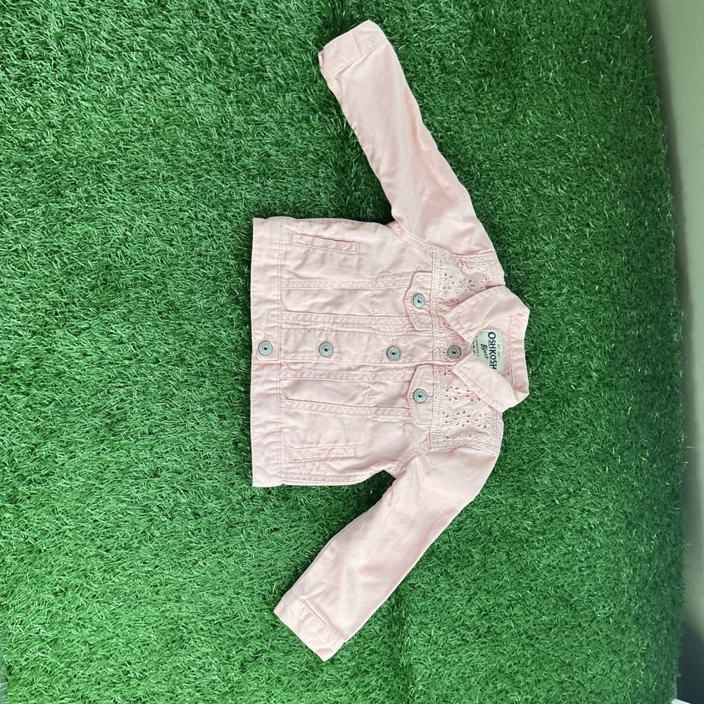 Oshkosh B'Gosh Pink Jean Jacket-Size 24Months